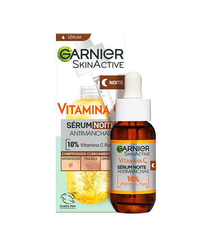 Kaufen Garnier - *Skin Active* - Nachtserum gegen Pigmentflecken 10 % Vitamin  C und Hyaluronsäure | Maquillalia