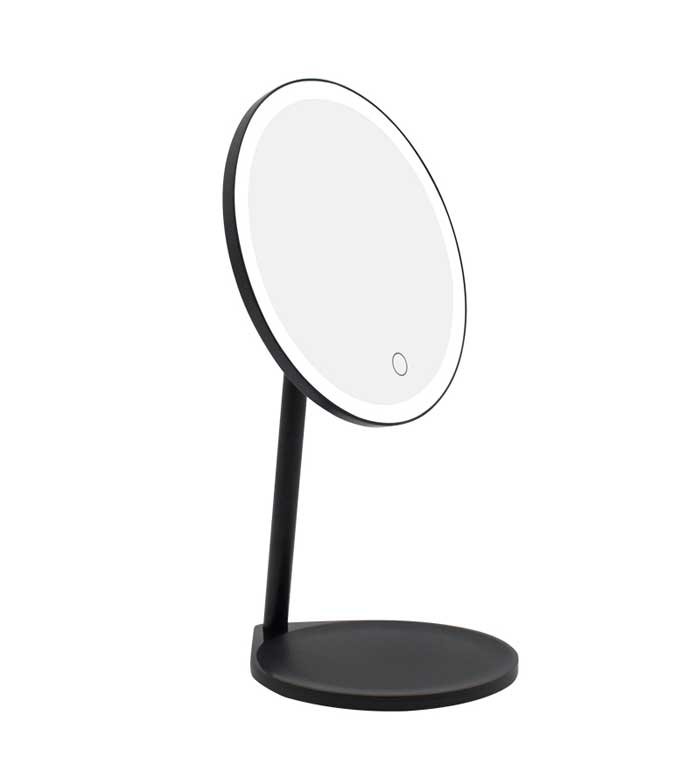Kaufen MQBeauty - Schwarzer Kosmetikspiegel mit dimmbarer LED