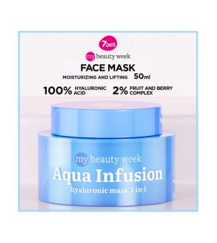 7DAYS - *My Beauty Week* – 2-in-1-feuchtigkeitsspendende Gesichtsmaske Aqua Infusion