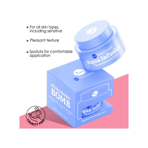 7DAYS - *My Beauty Week* – 2-in-1-feuchtigkeitsspendende Gesichtsmaske Aqua Infusion