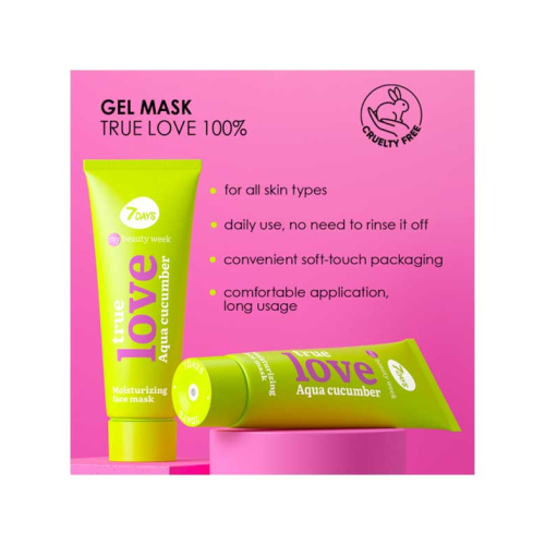7DAYS - *My Beauty Week* - Feuchtigkeitsspendende Gesichtsmaske True Love