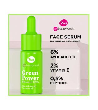 7DAYS - *My Beauty Week* - Pflegendes Gesichtsserum Green Power Vitamin E