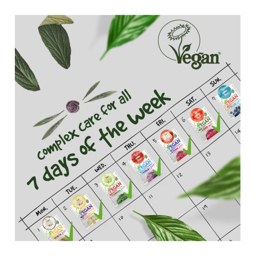 7DAYS – Gesichtsmasken-Set Go Vegan Healthy Week Colour Diet