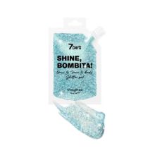 7DAYS - Glitter Gel für Gesicht, Haare und Körper Shine, Bombita! - 905: Brilliant Blue