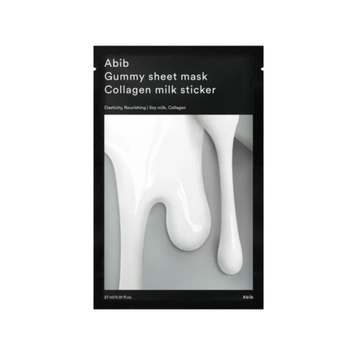 Abib - Gesichtsmaske Gummy Sheet Mask - Collagen Milk Sticker