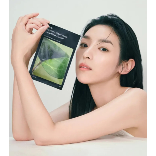 Abib - Gesichtsmaske Gummy Sheet Mask - Heartleaf Sticker