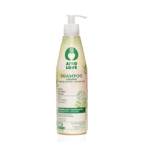 Afro Love - Klärendes Shampoo - Minze, Eukalyptus und Rosmarin 290ml