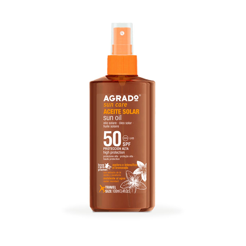 Agrado – Bräunungsbeschleuniger-Solaröl SPF50