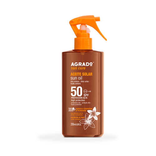 Agrado – Bräunungsbeschleuniger-Solaröl SPF50