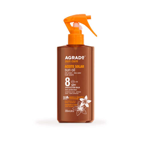 Agrado – Bräunungsbeschleuniger-Solaröl SPF8