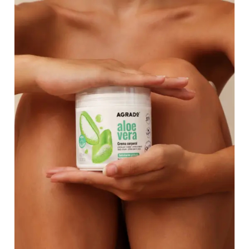 Agrado - Aloe Vera Körpercreme - Tiefenwirksame Feuchtigkeitsversorgung