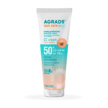 Agrado – Schützende Gesichtscreme CC-Creme SPF50+ – Mittlerer Ton