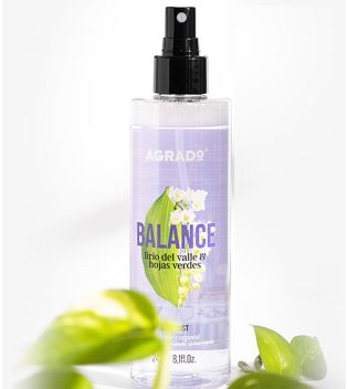 Agrado – Körperparfüm Balance – Maiglöckchen und grüne Blätter