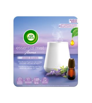 Air Wick – Tragbarer elektrischer Lufterfrischer Essential Mist + Nachfüllpackung – Entspannender Lavendel