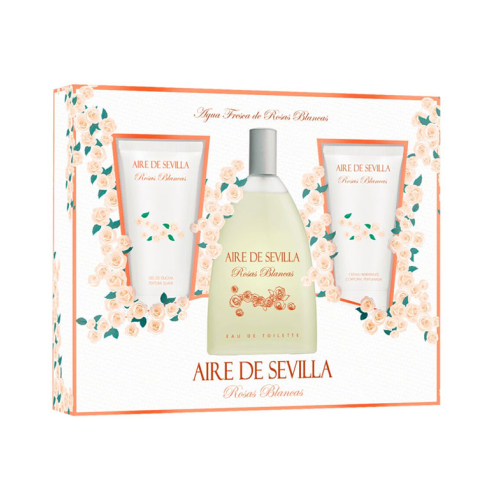 Aire de Sevilla – Eau de Toilette-Packung für Damen 150 ml – Weiße Rosen
