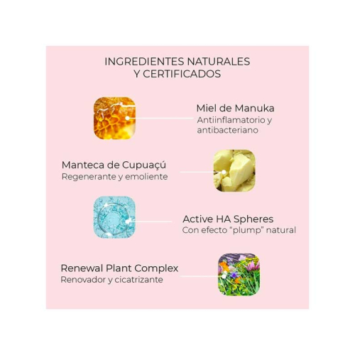 Alma Secret – Reparierender Lippenbalsam Manuka Lip Balm – Ananas und Papaya