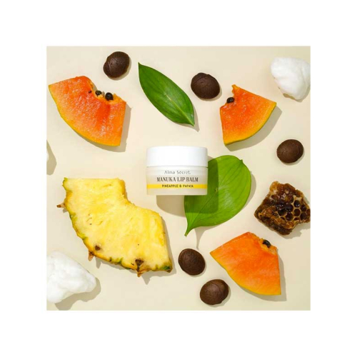 Alma Secret – Reparierender Lippenbalsam Manuka Lip Balm – Ananas und Papaya