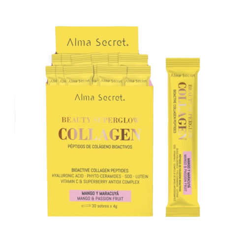 Alma Secret - *Beauty Super Glow Collagen* - Nahrungsergänzungsmittel - Mango und Passionsfrucht