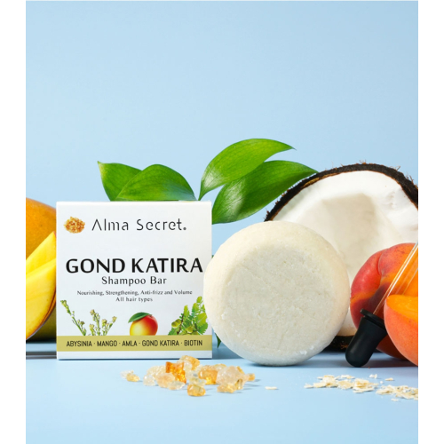 Alma Secret - Stärkendes und feuchtigkeitsspendendes festes Shampoo Gond Katira