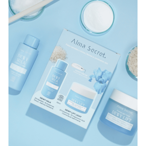 Alma Secret – Brust Mini Dewy Milk & Dewy Lift Light Cream – Normale bis Mischhaut