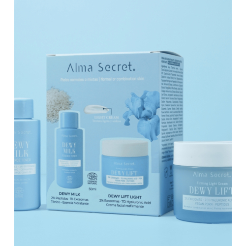 Alma Secret – Brust Mini Dewy Milk & Dewy Lift Light Cream – Normale bis Mischhaut