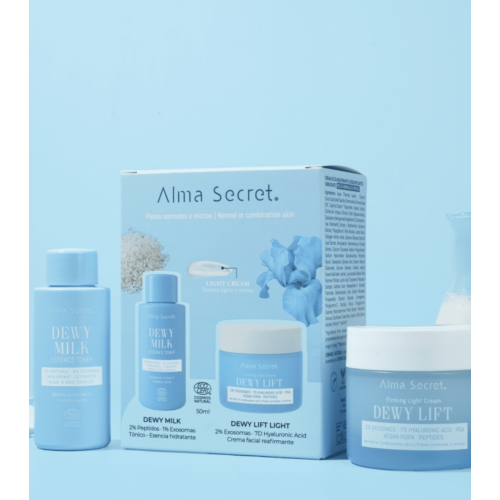 Alma Secret – Brust Mini Dewy Milk & Dewy Lift Light Cream – Normale bis Mischhaut