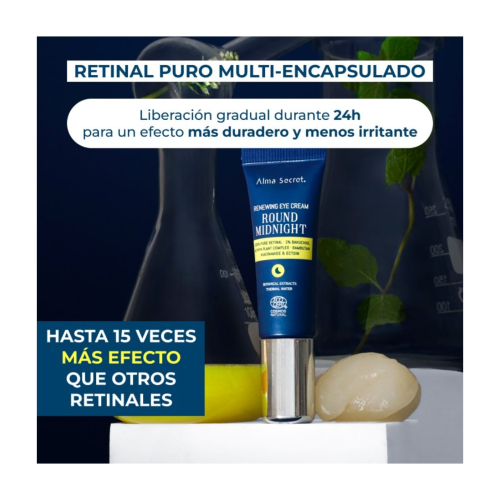 Alma Secret - Augenkontur mit Netzhaut Round Midnight