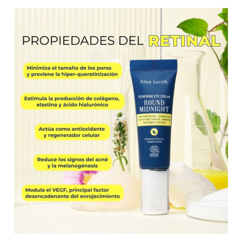 Alma Secret - Augenkontur mit Netzhaut Round Midnight