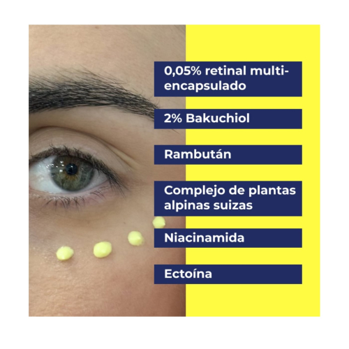 Alma Secret - Augenkontur mit Netzhaut Round Midnight