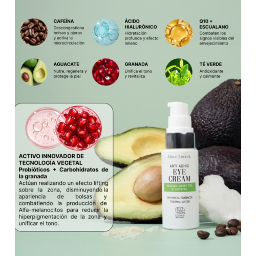 Alma Secret - Multi-reparierender und anti-aging Augenbalsam mit Avocado - 20ml