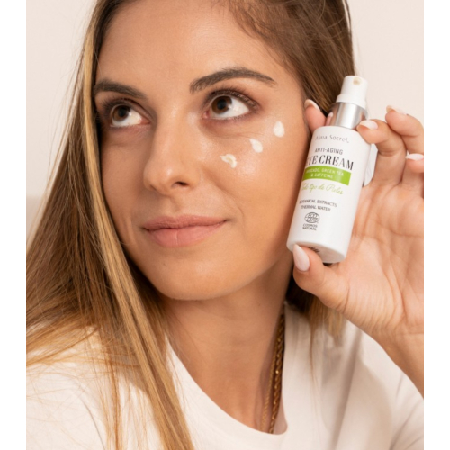 Alma Secret - Multi-reparierende und Anti-Aging-Augenkontur mit Avocado, grünem Tee und Koffein