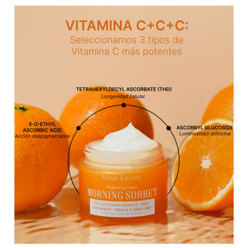 Alma Secret - Aufhellende Gesichtscreme Morning Sorbet