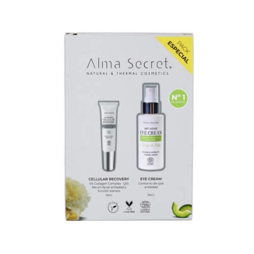 Alma Secret – Spezielle Augenkonturpackung + Mini-Serum Cellular Recovery