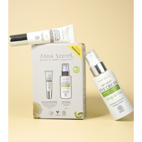 Alma Secret – Spezielle Augenkonturpackung + Mini-Serum Cellular Recovery