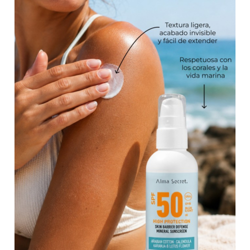 Alma Secret - Sonnenschutz für den Körper LSF 50 Skin Barrier Defense