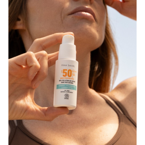 Alma Secret - Gesichtscreme mit hohem Sonnenschutz SPF50 für alle Hauttypen