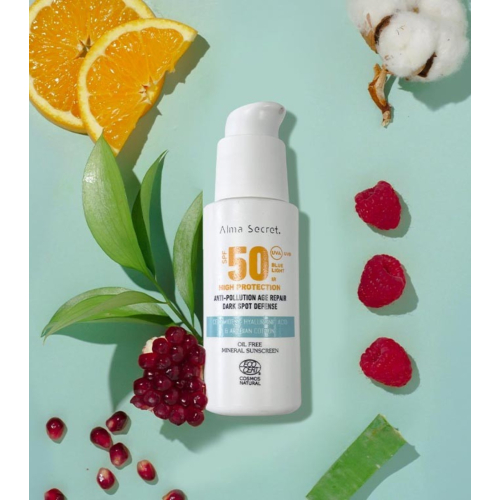 Alma Secret - Gesichtscreme mit hohem Sonnenschutz SPF50 für alle Hauttypen