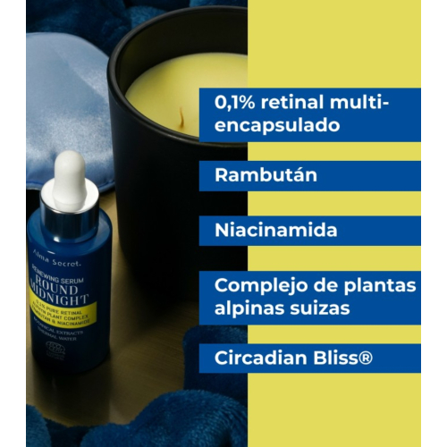 Alma Secret - Reines Netzhautserum Round Midnight 0,1%