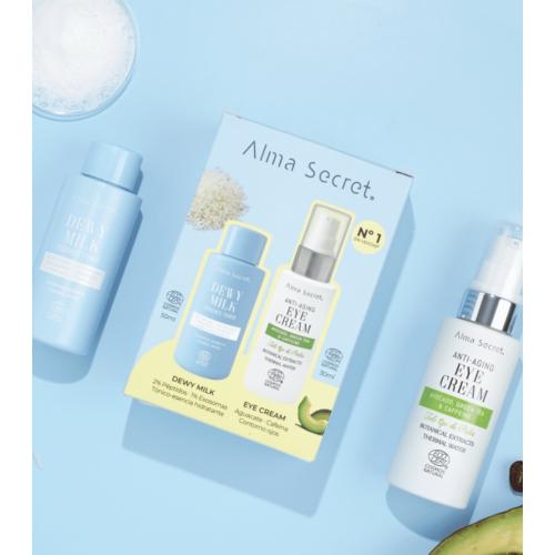Alma Secret - Augenkontur-Set & Mini Dewy Milk