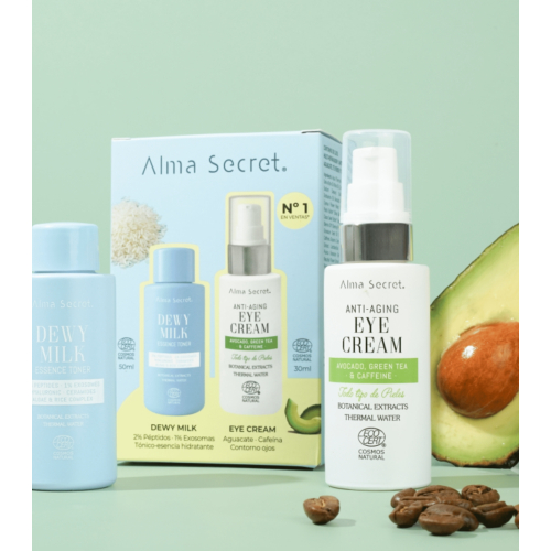 Alma Secret - Augenkontur-Set & Mini Dewy Milk