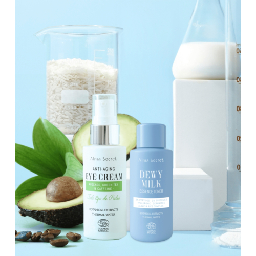 Alma Secret - Augenkontur-Set & Mini Dewy Milk