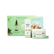 Alma Secret – Geschenkset Haarserum Botanical Rescue + Maske Curly Superglow