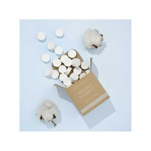 Alma Secret – Wiederverwendbare ökologische Tücher Reusable Eco-Towels 50 Einheiten