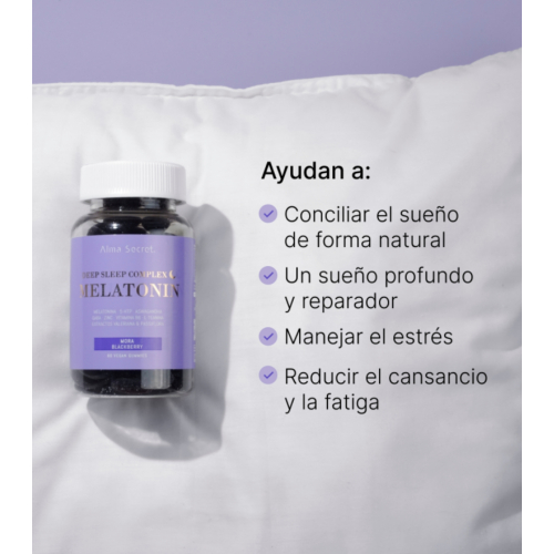 Alma Secret - Vitamin-Gummibärchen für erholsamen Schlaf Deep Sleep Complex C Melatonin
