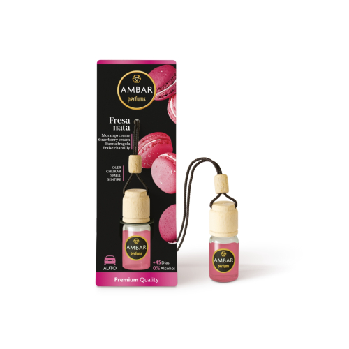 AMBAR Perfums – Auto-Lufterfrischer – Erdbeercreme