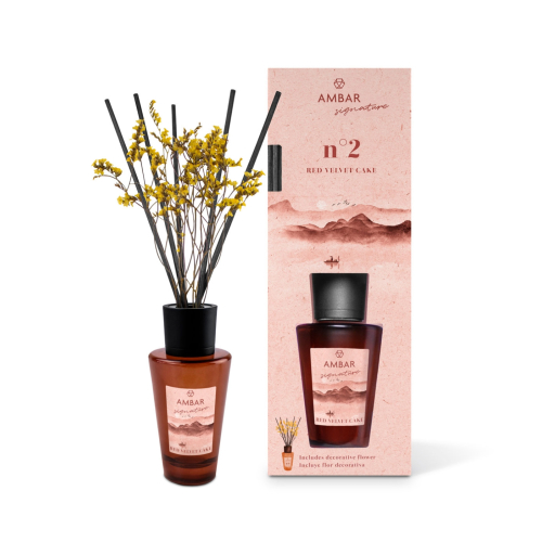 AMBAR Perfums - *Signature* - Mikado-Lufterfrischer - nº2: Red Velvet Cake