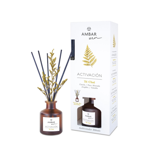 AMBAR Perfums – *Zen* – Mikado-Lufterfrischer – Aktivierung: Chai-Tee