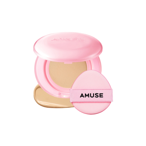 Amuse - Cushion Foundation Dew Power Vegan -SPF50 PA++++  02: Healthy