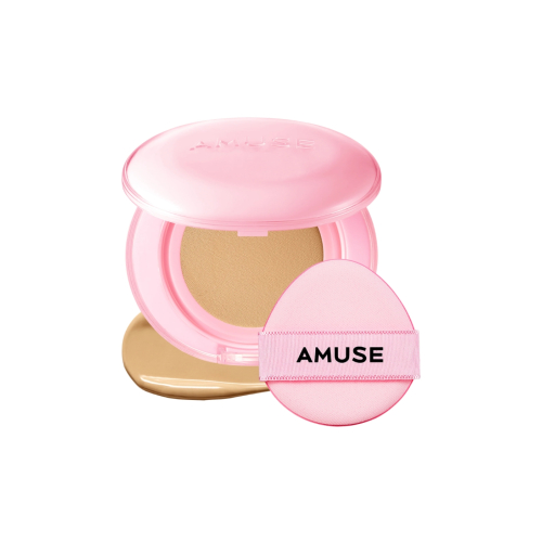 Amuse - SPF50 PA++++ Cushion Foundation Dew Power Vegan - 03: Honey