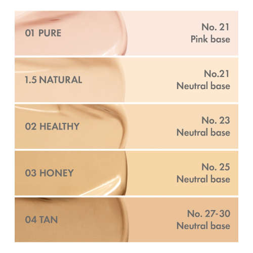 Amuse - SPF50 PA++++ Cushion Foundation Dew Power Vegan - 1.5: Natural